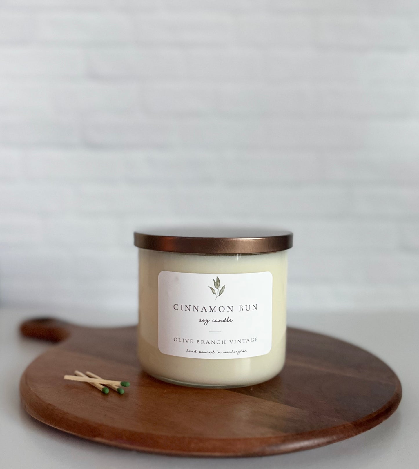 Cinnamon Bun 3-wick candle
