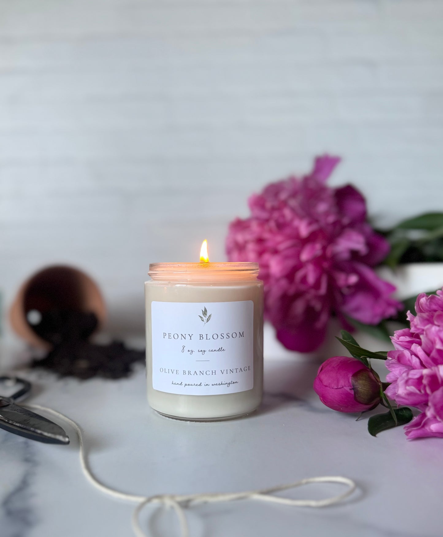 Peony Blossom 8 oz candle