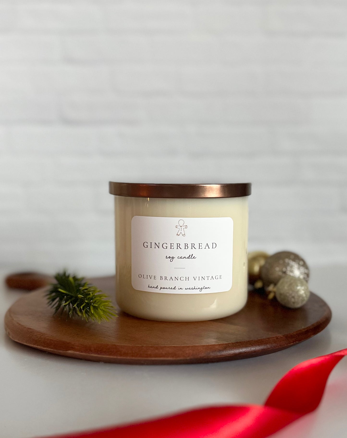 Gingerbread 3-wick candle