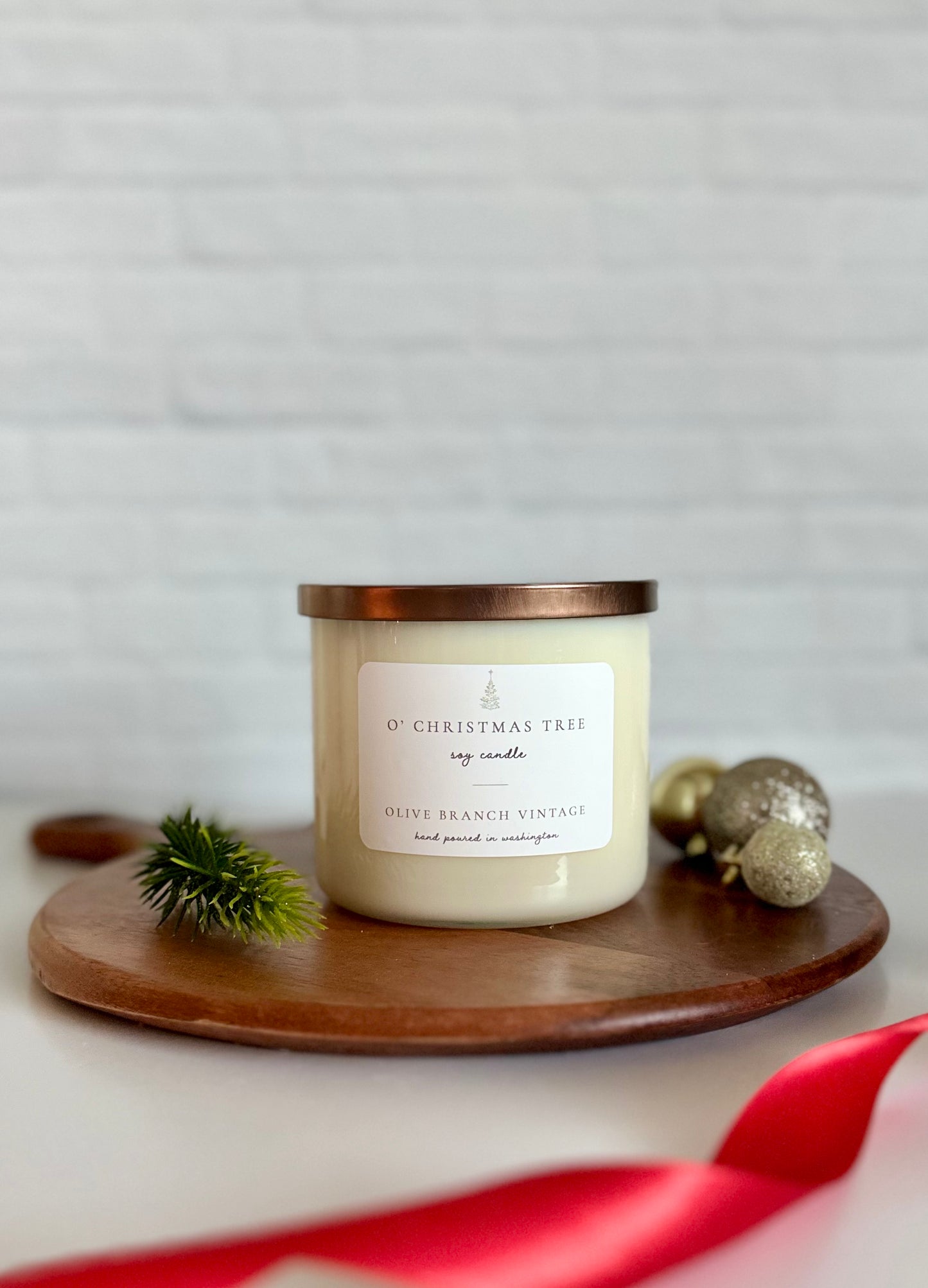 O' Christmas Tree 3-wick candle