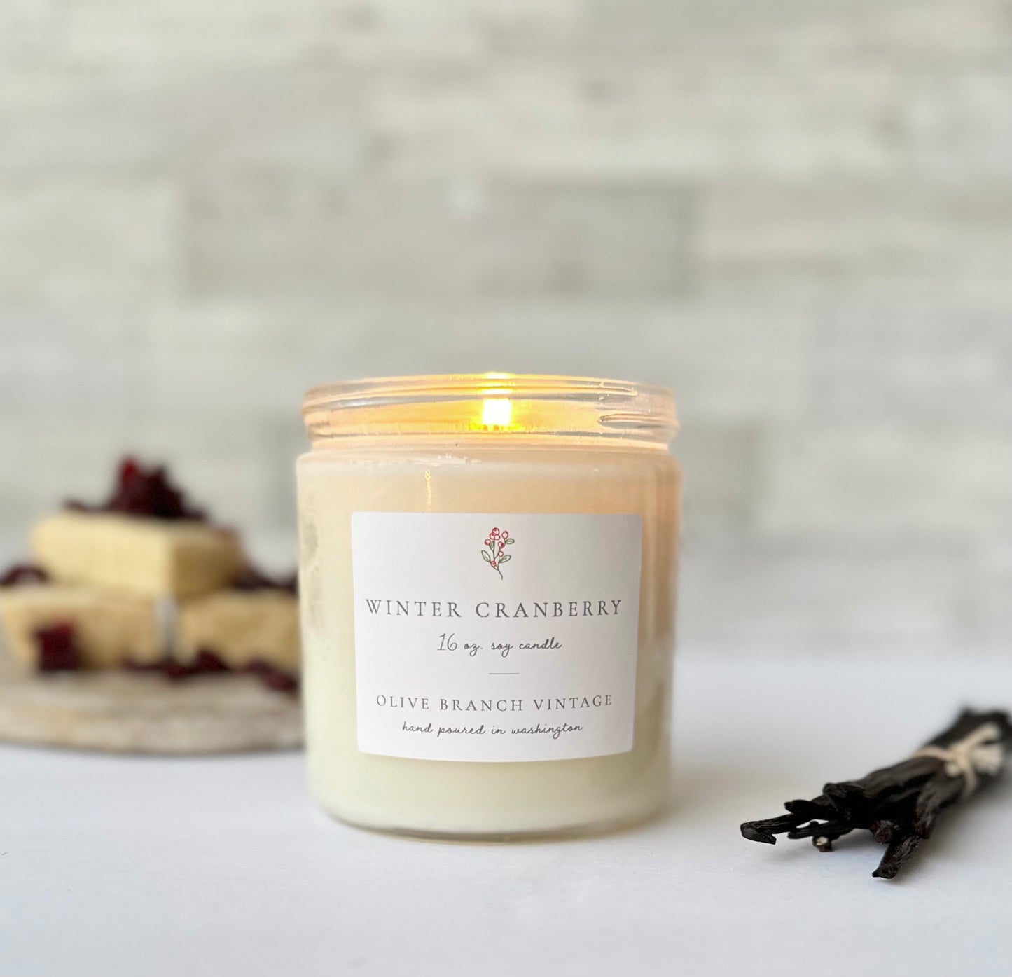 Winter Cranberry 16 oz candle