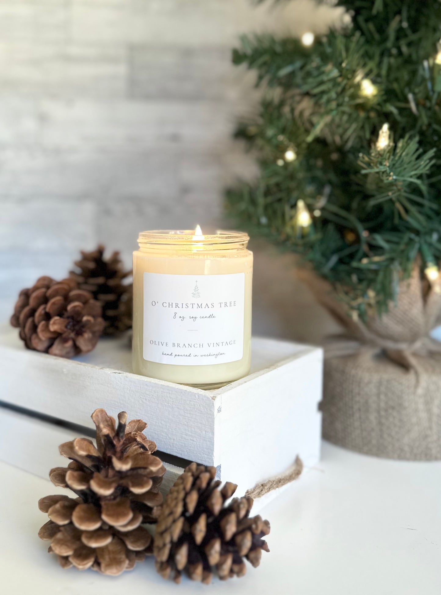 O' Christmas Tree 8 oz candle