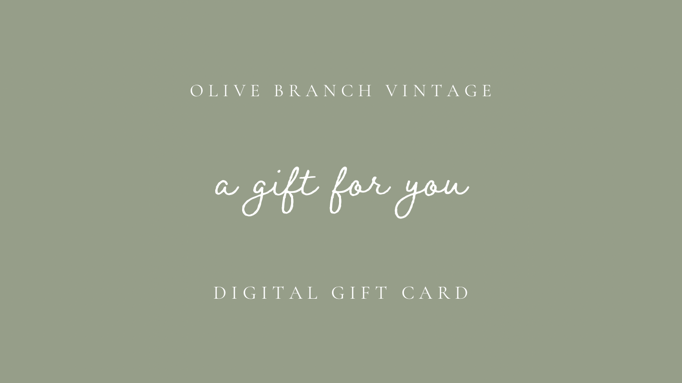 Olive Branch Vintage Gift Card