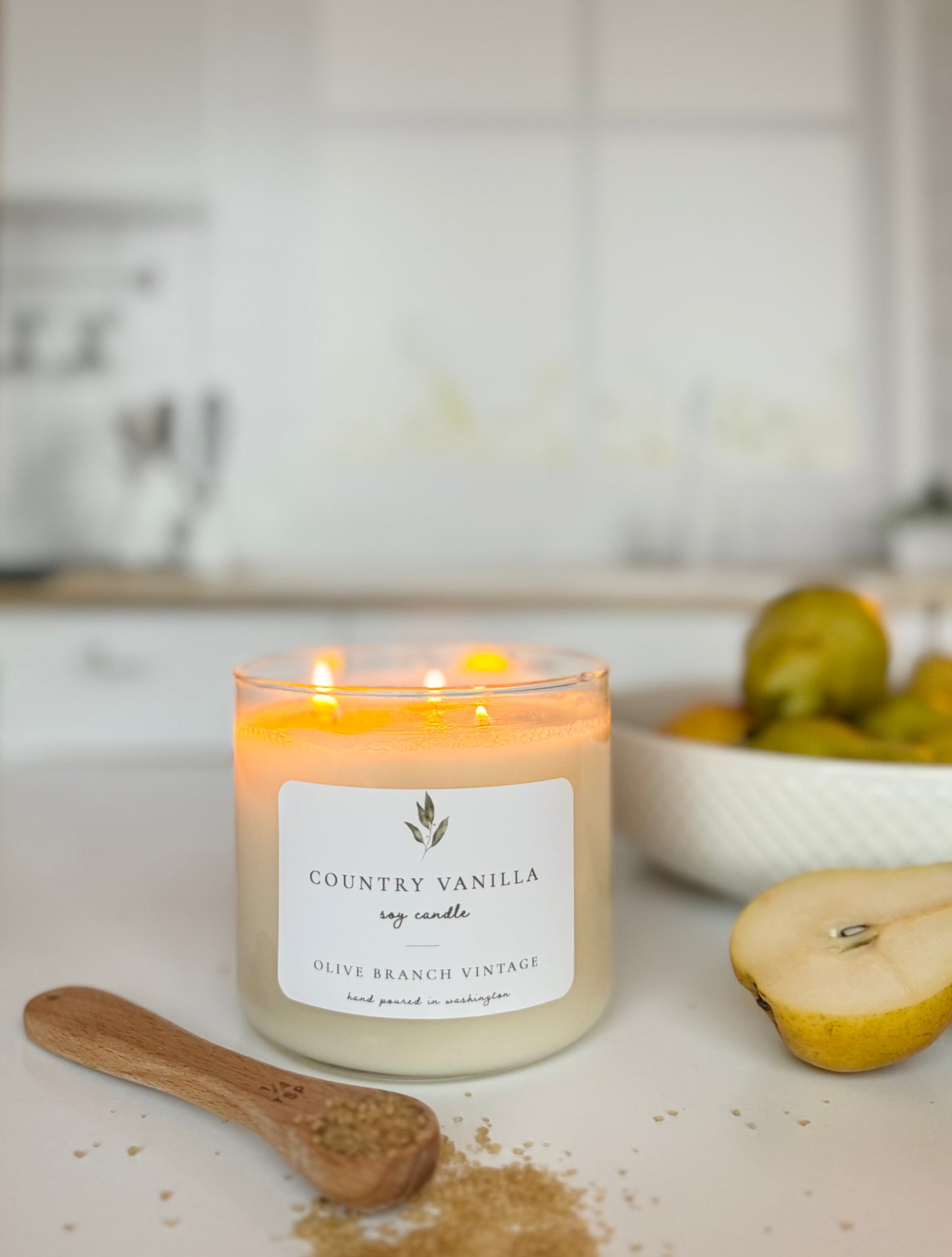 Country Vanilla 3-wick candle