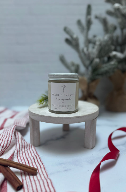 Peace on Earth 4 oz candle