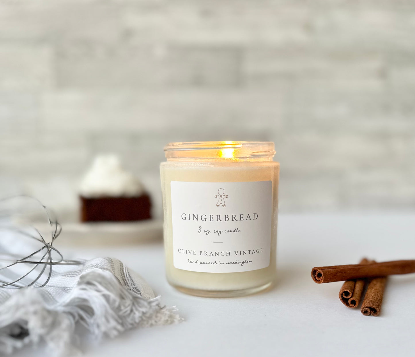 Gingerbread 8 oz candle