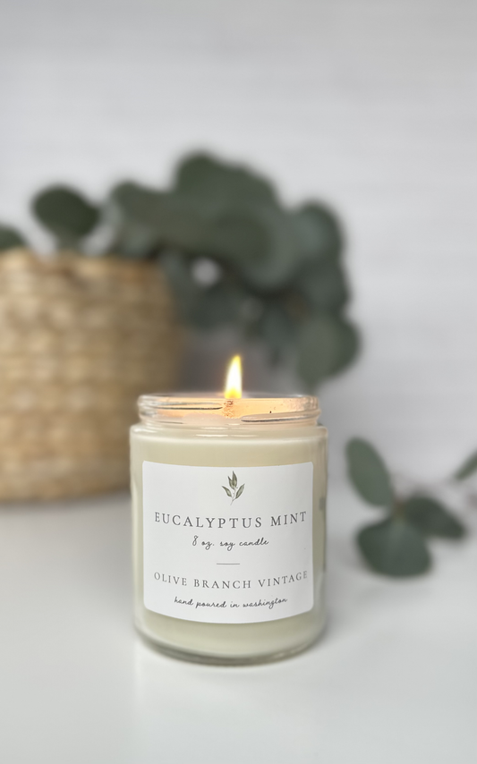 Eucalyptus Mint 8 oz candle